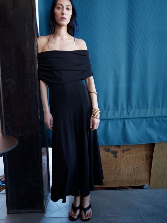 Mango Dresses & Skirts - NWT (size 8) MANGO STRAPLESS FLARED DRESS